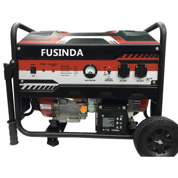 Elektrischer tragbarer Benzin-Generator Fusinda 2.5kw mit Griff und Rädern